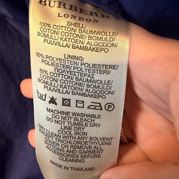 Burberry Purple Jacket with 3/4 sleeves, EUC- US Size 14 OFFERS ACCEPTED - Picture 4 of 6